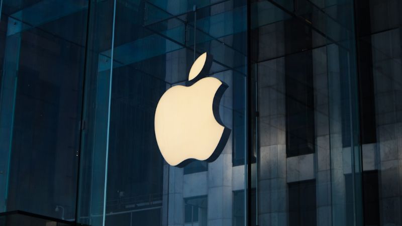 apple logo on glass window, tags: över för mac - unsplash